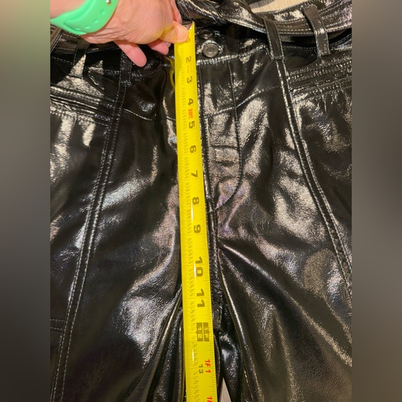 Hudson Faux Patent Cargo Pants 26 NWT - Picture 6 of 10